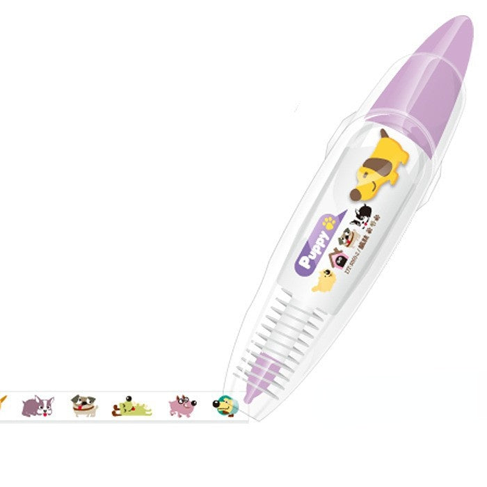 Wholesale Plastic Lace Correction Tape Ballpoint Pen